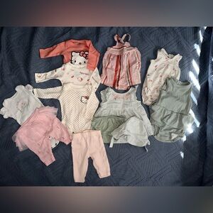 Babygirl Clothes Bundle 12 pcs